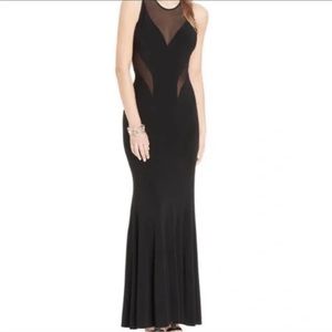 Betsy & Adam Black Gown Formal Dress Floor Length Women’s Size 6